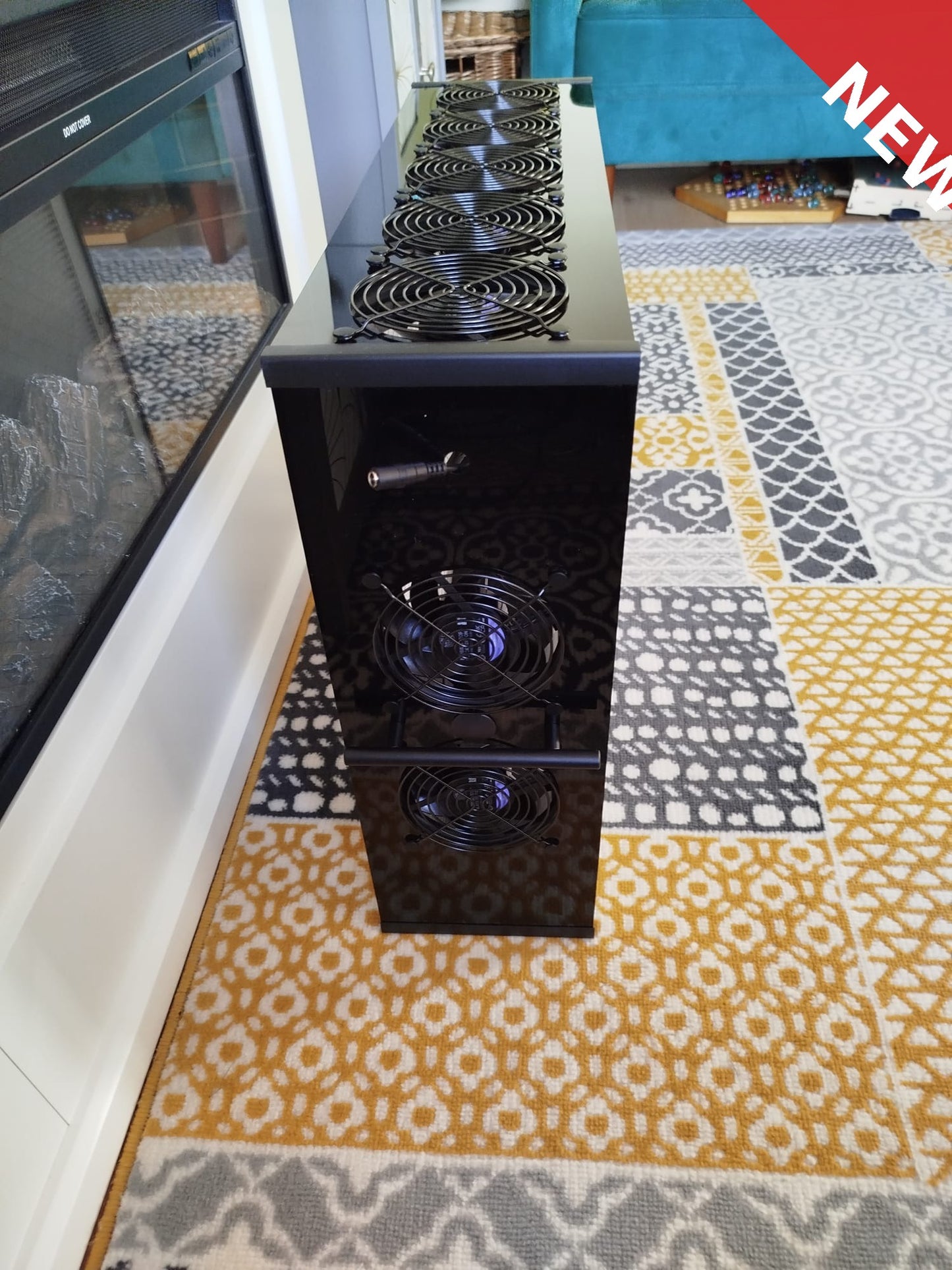 Luggable Ultra XL Obsidian premium black acrylic air purifier UK