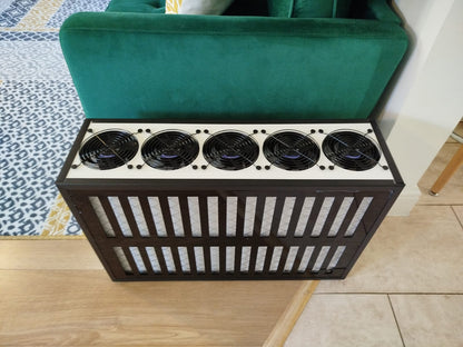 Purificador de aire ultrasilencioso Luggable (5 ventiladores)