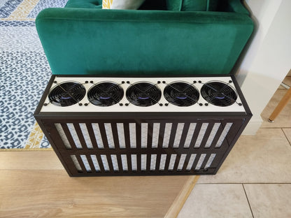 Purificador de aire ultrasilencioso Luggable (5 ventiladores)