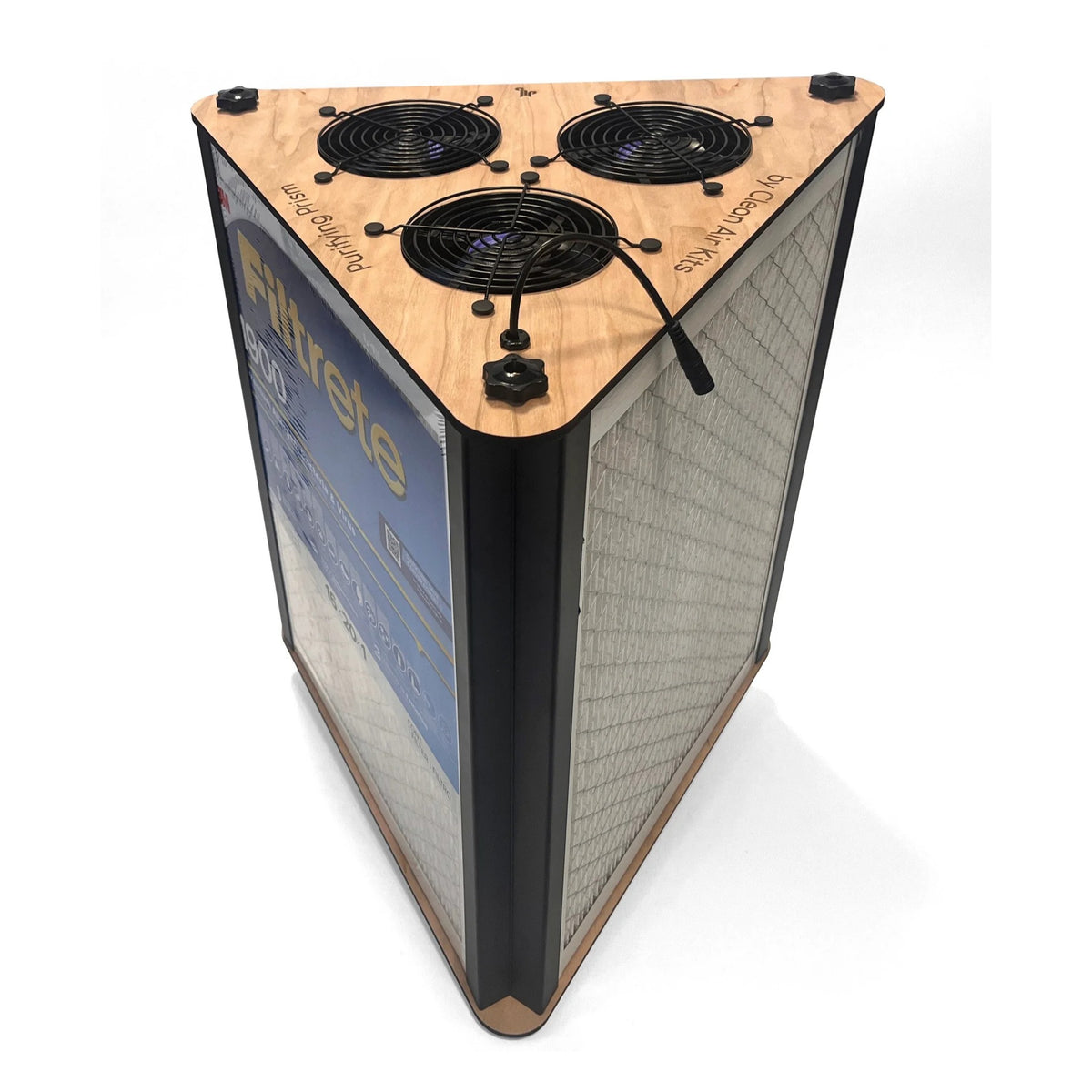 Purifying Prism 3-fan triangular air purifier